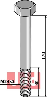 Bolt M24x3