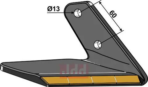 Erstatningsvinge til Farmet Bredde 330 mm, Triolent