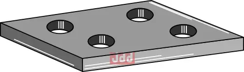 Monteringspalde, lige - JDD Utstyr