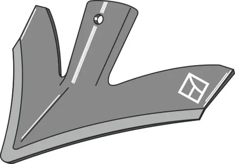 Gåsefotskjær hurtigskift 305x8 mm