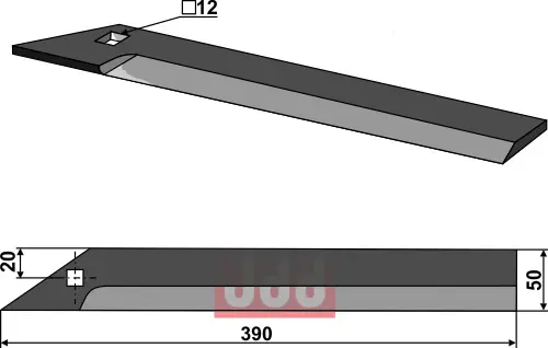 Kniv for roeoptager - JDD Utstyr