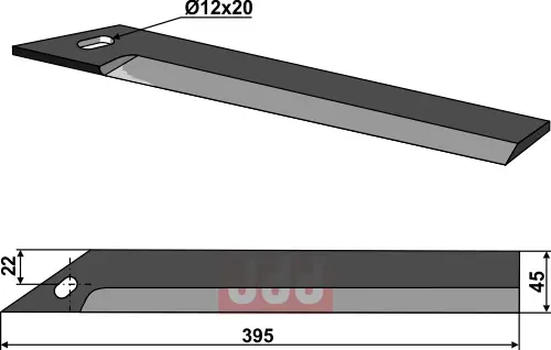 Kniv for roeoptager - JDD Utstyr