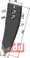 Skjær-spiss 265x50x15mm Väderstad