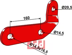 Holder -  høyre - Delta Flex Kongskilde