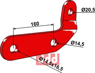 Holder -  høyre - Delta Flex Kongskilde