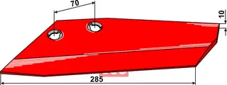 Erstatningsvinge venstre til Landsberg Hullavstand: 70mm, tykkelse: 10mm
