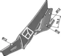 Monteringsfod hull 12 - 16, avst. 76,5