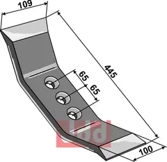 Stubharvespiss 445x100x14mm Pegoraro Pegoraro