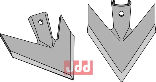 Quick change gåsefodsskjær 223x8mm - JDD Utstyr