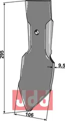 Quick change skjær 106x9,5mm