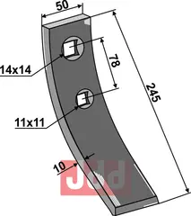 Skjær-spiss 245x50x10mm Rabe