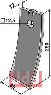 Skjær-spiss 250x80x12mm Väderstad