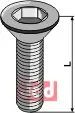 Hexagon socket screw M10x1,5 30mm kvalitet 8.8