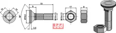 Plogbolt M10x1,5x33 med Mutter