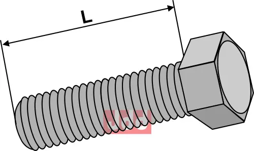 Bolt M10x1,5x40 - 10.9 u. Mutter - JDD Utstyr