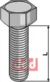 Bolt M10x1,5x45 - 10.9 u. Mutter - JDD Utstyr