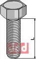 Bolt M10x45 - 8.8 u. Mutter