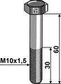 Sekskantskrue M10x1,5x60 10.9