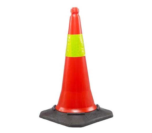 Trafikkjegle, Skilt 940, Big Foot 75 cm m/ kl. 3 refl 