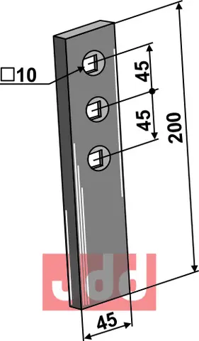Slitedel for ukjent merke Passer til ukjente spesifikasjoner