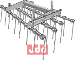 Harvesektion svær modell - 1600