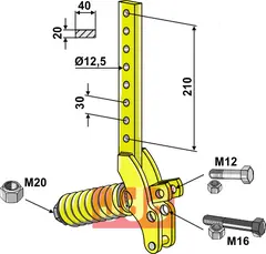 Sporløsner holder u. tand