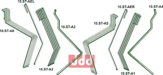 Following tine - Set - Exact harrow II Amazone Etterfølgende tind