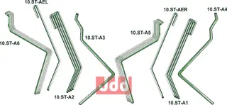 Following tine - Set - Exact harrow II Passer til Amazone etterløpstind