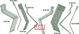 Following tine - Set - Exact harrow II Passer til ukjente modeller