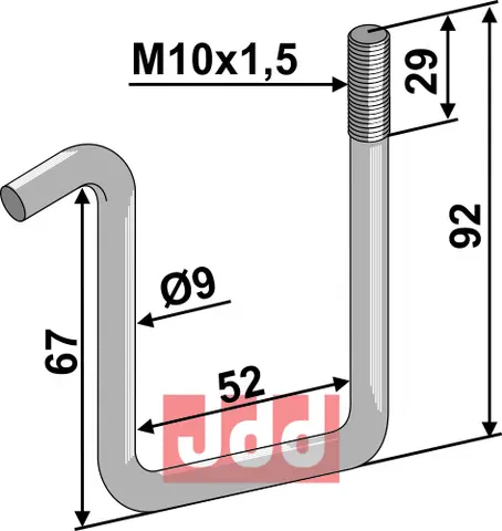 Holding til ukjent merke Passer til BOURGAULT såmaskin