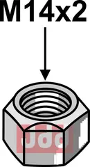 Låsemutter M14x2