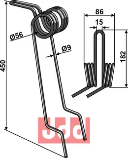 Etterharv tind &#216;9mm Gaspardo