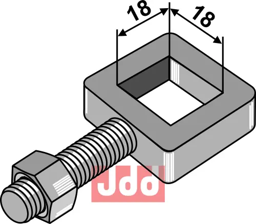 Holder til harvetenner - JDD Utstyr