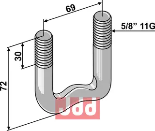 spennbøyle 5/8'' 11G