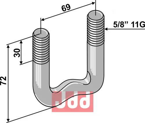 spennbøyle 5/8'' 11G 