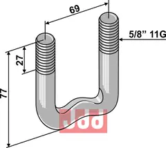 spennbøyle 5/8'' 11G