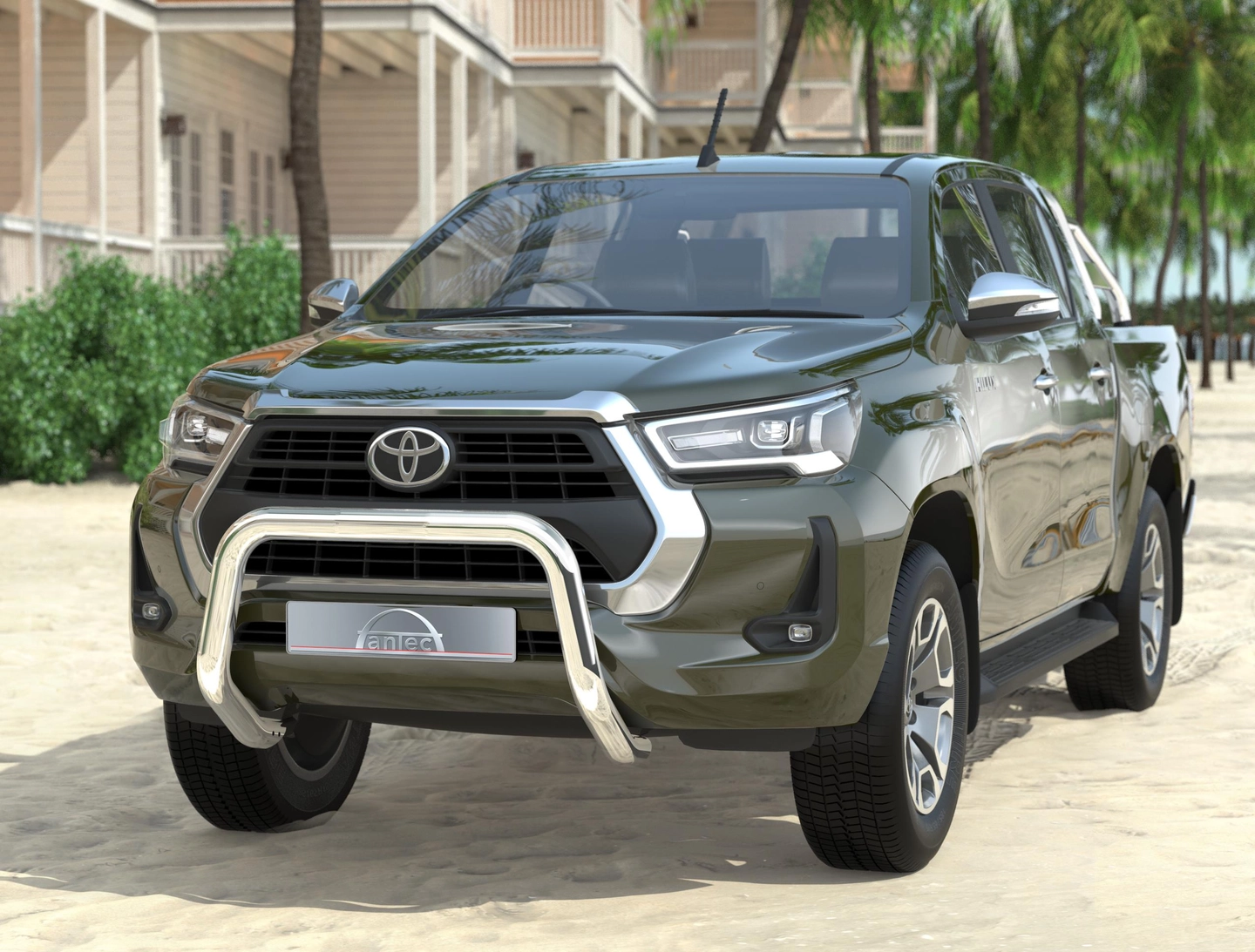 Antec EU Frontbøyle 70mm Toyota Hilux 2021+