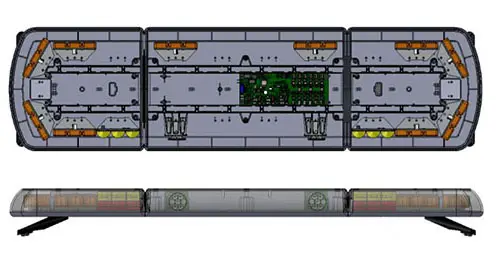 Varsellysbjelke 107cm Vision Alert 12+