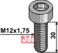 Umbracobolt M12x1,75x30 - 10.9 u. Mutter - JDD Utstyr