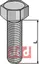 Bolt M12x45 - 8.8 u. Mutter