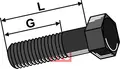 Springbolt M12x1,75x50 - 10.9 u. Mutter