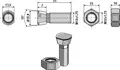 Plogbolt M12x1,75x55 12.9 mutter DIN 934