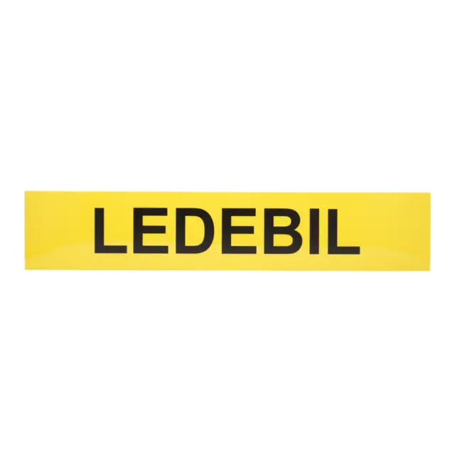 Ledebil tekstplate 980x190mm - JDD Utstyr