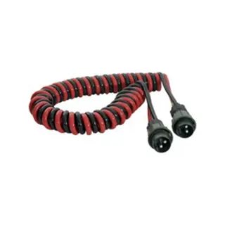 24V 2-pin NATO spiral kabel 4m For kraftige applikasjoner