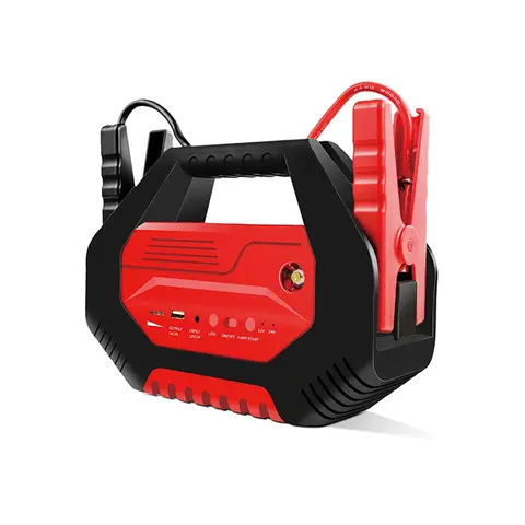 Start booster med 32000mAh Start kapasitet 12 Volt, 500A. 24 V/300A