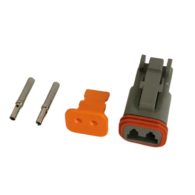 Komplett DT-2 hun kontakt for 1,5mm2 Hun kontakt med pin for krymping 