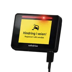 Safedrive Pro varslingsenhet på veien Over 100.000 brukere i Norge