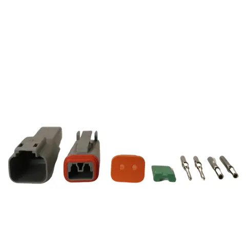 Komplett DT-2 kontakt i sett for 1,5mm2 Med sylindriske pin for krymp