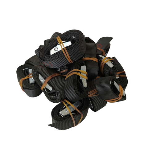 Sett med 10stk DERAX lange b&#229;ndstropper 100- 200cm