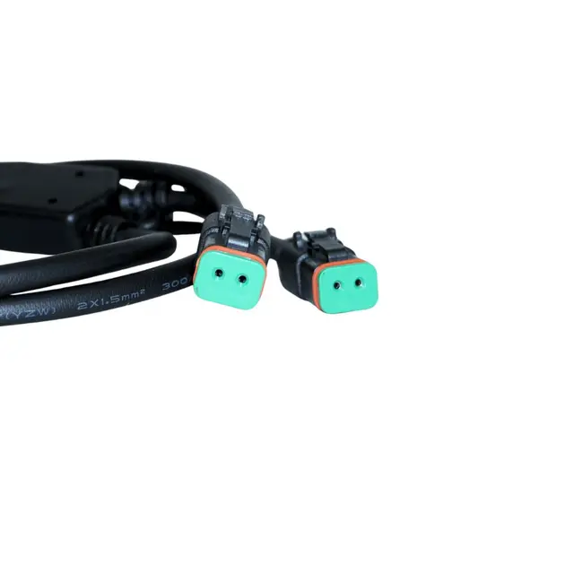 Overgangskabel fra 1 til 2 DT kontakter | Lang model 50cm